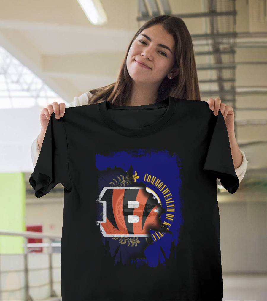 Commonwealth of Kentucky United We Stand Bengals 13 T-Shirt