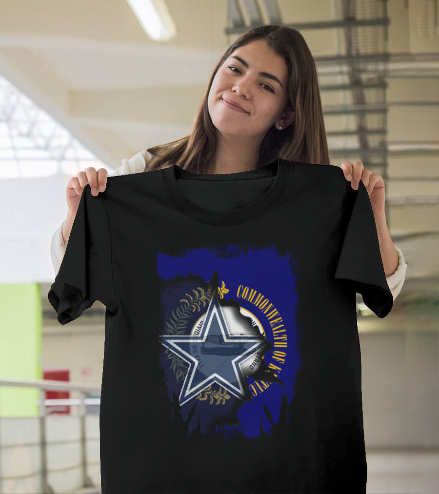 Commonwealth of Kentucky Dallas Cowboys Star Emblem Fusion T-Shirt