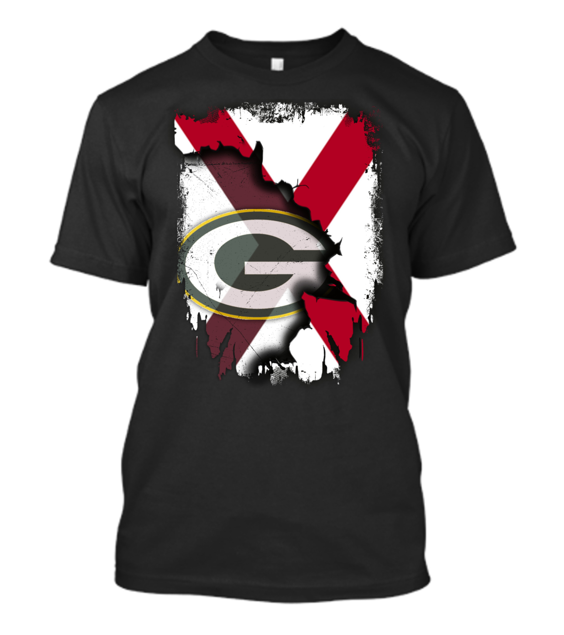 Alabama And Green Bay Packers United T-Shirt