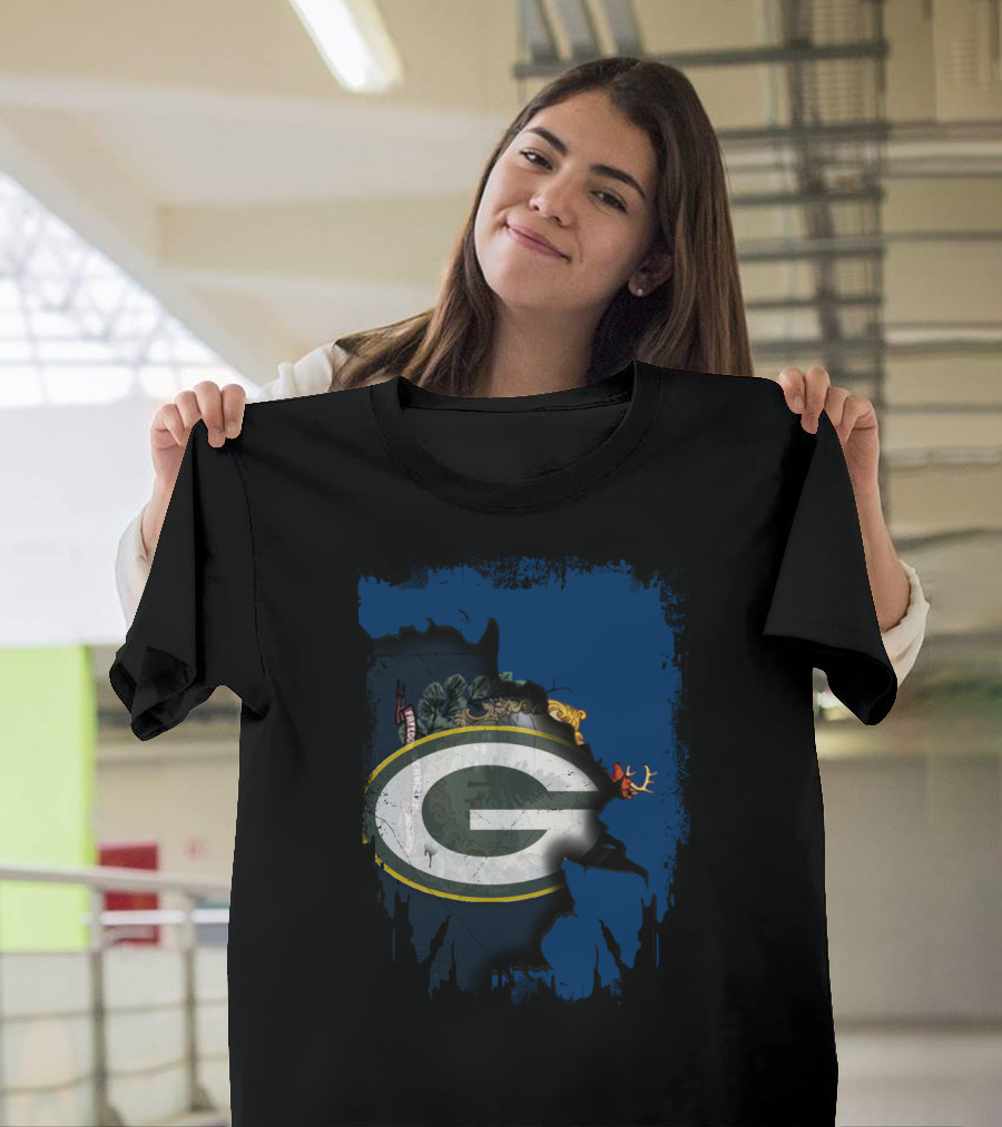 Together Vermont Green Bay Packers T-Shirt