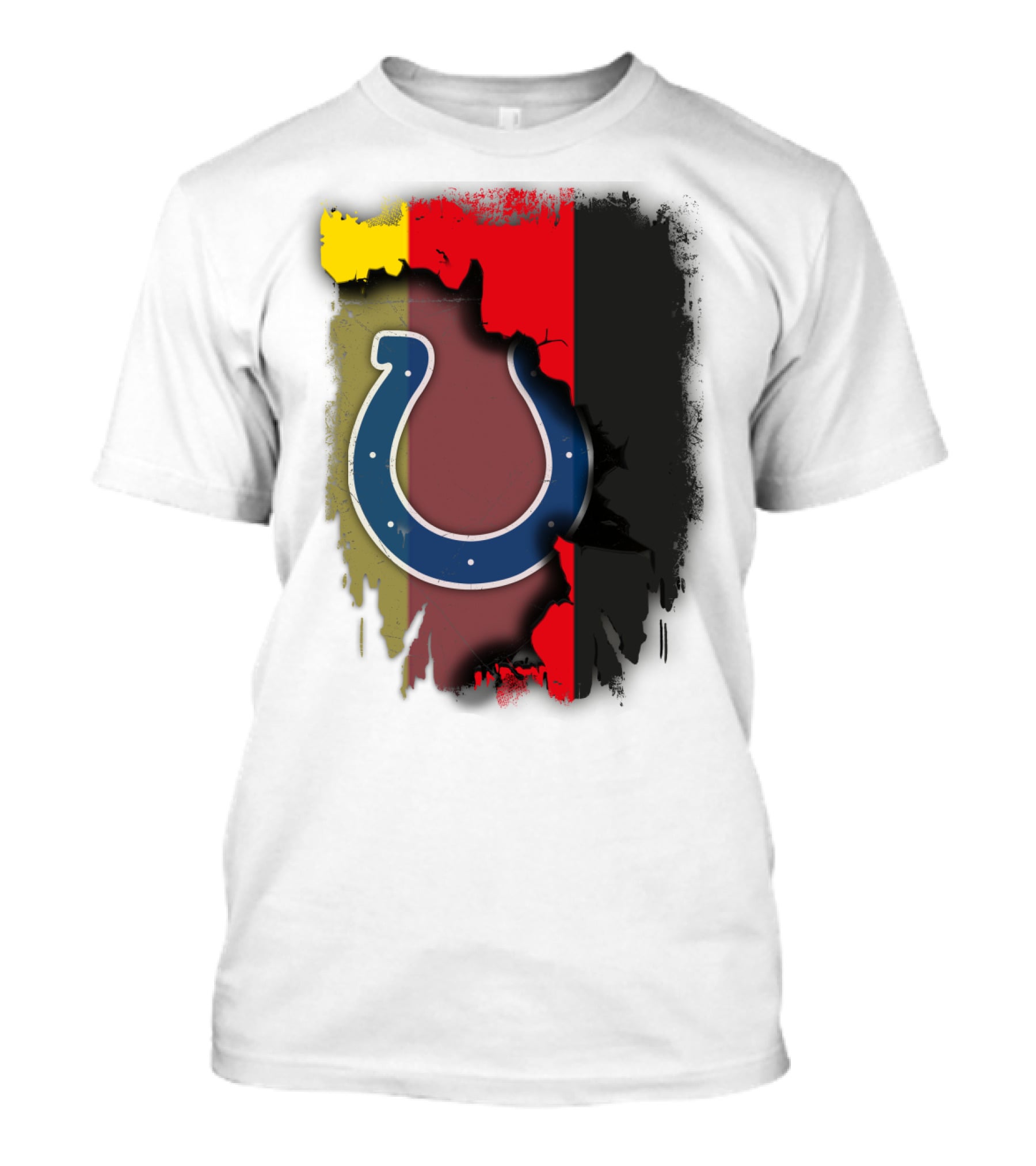 Germany Colors With Colts Horseshoe T-Shirt