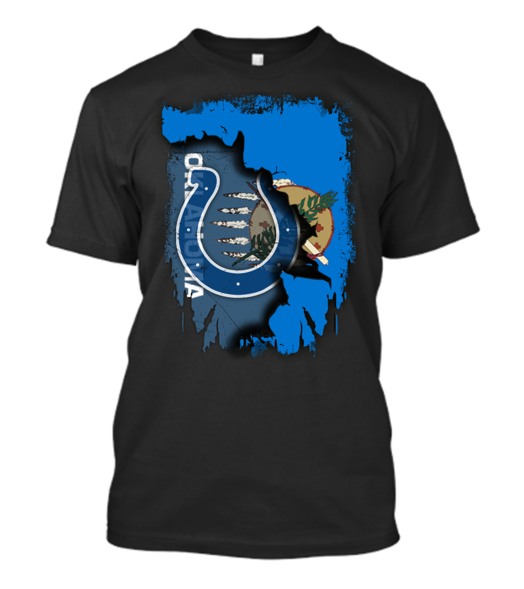 Together Oklahoma Colts Flag Fusion T-Shirt