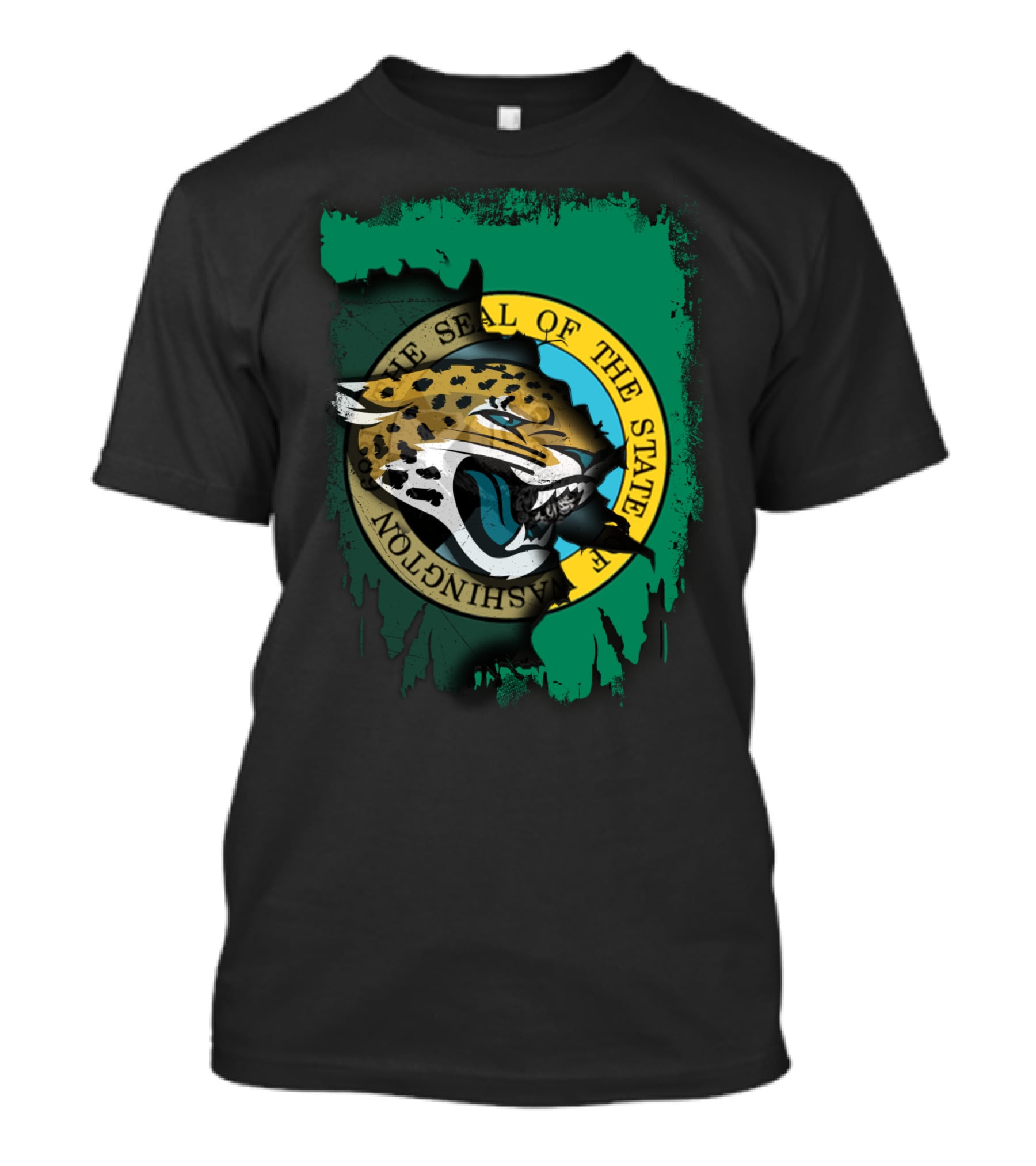 Together Washington State Seal With Jaguars T-Shirt