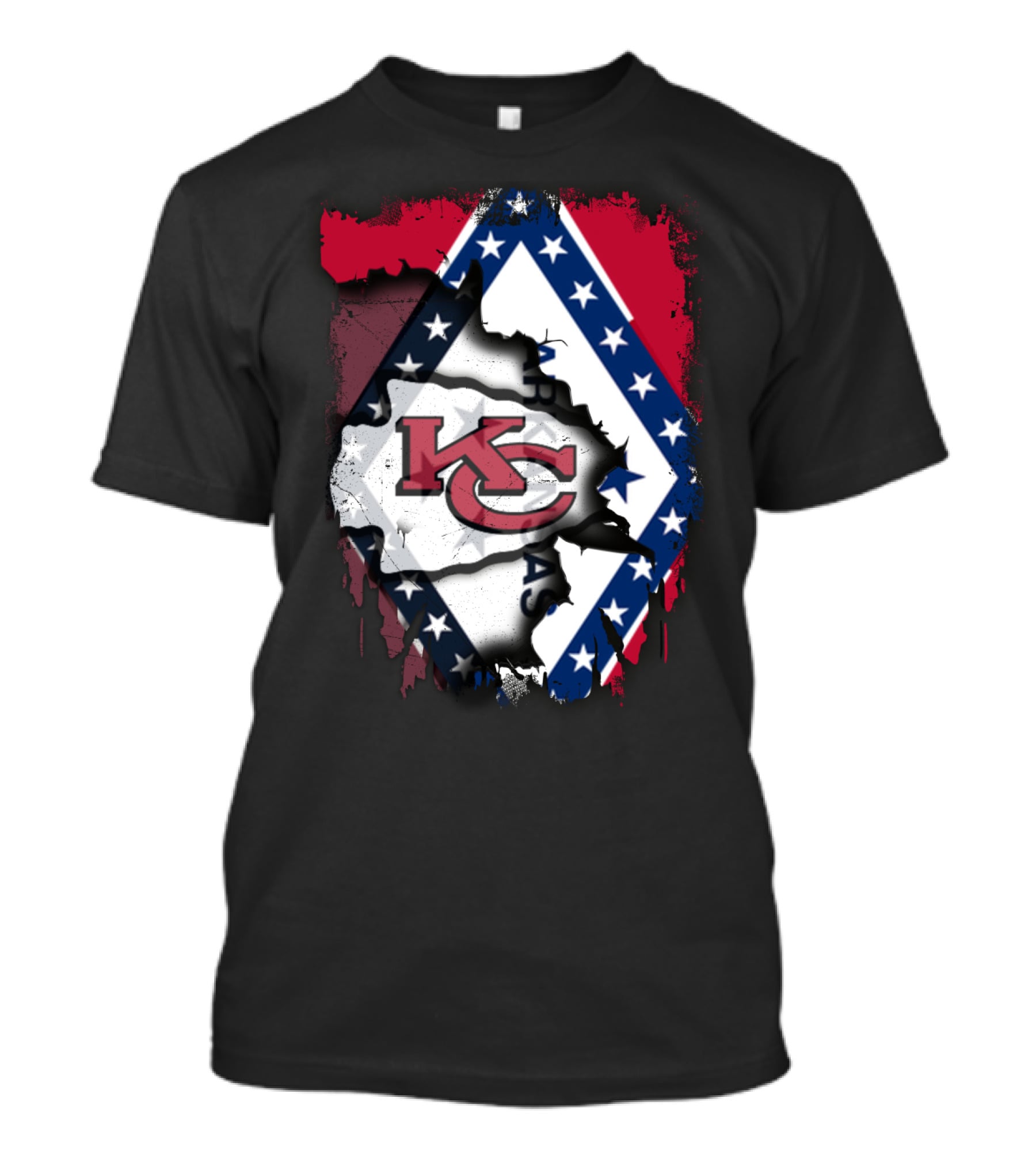 KC Chiefs Arkansas Flag Combo T-Shirt