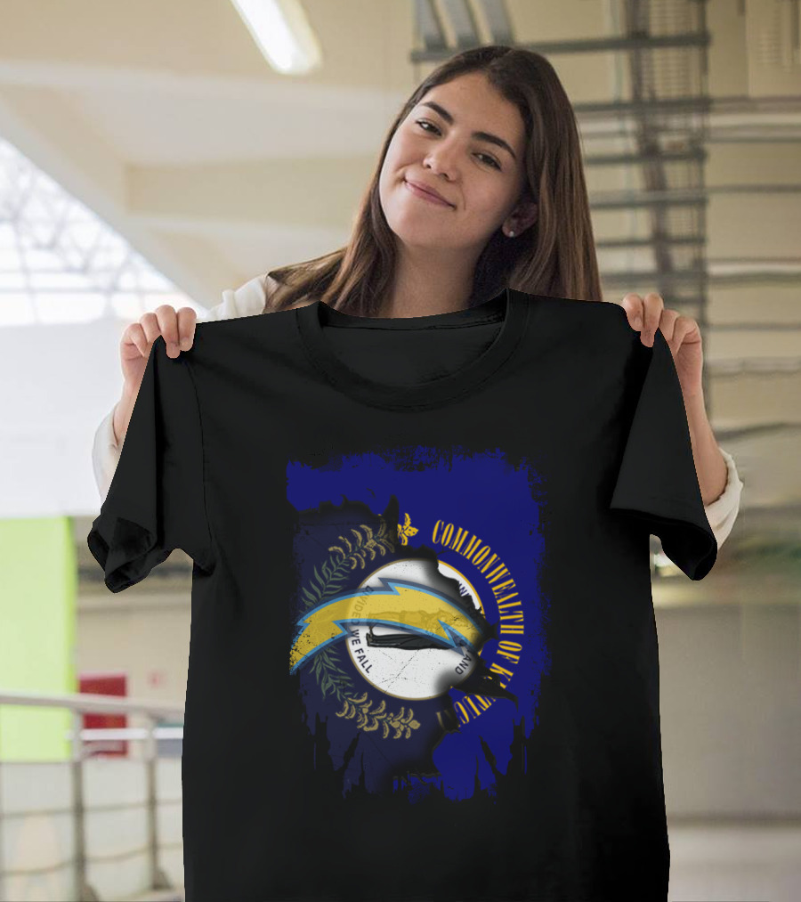 Commonwealth Of Kentucky Chargers United We Stand T-Shirt