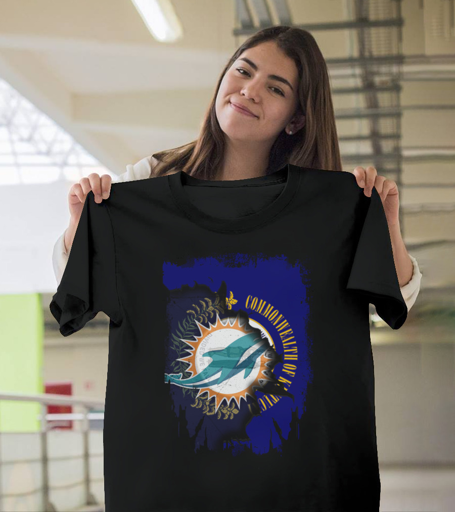 Commonwealth Of Kentucky Dolphins Mandate We All Fly T-Shirt