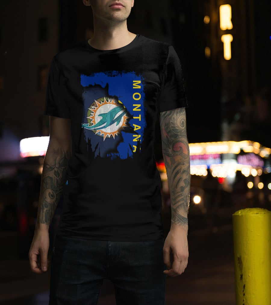 Montana Dolphins Fusion T-Shirt
