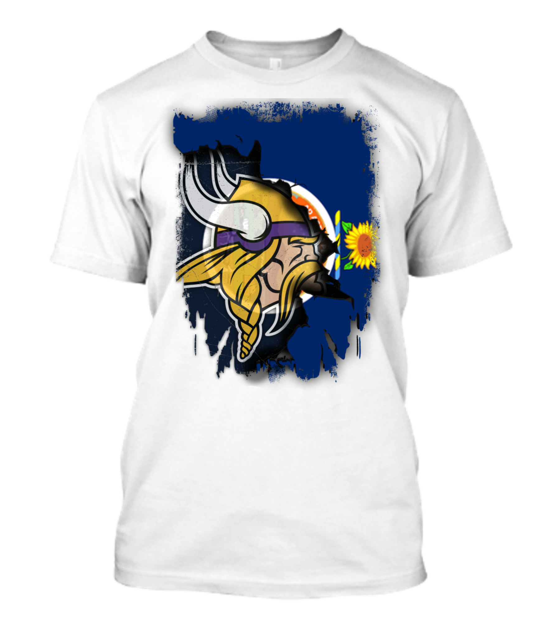 Kansas Sunflower Viking T-Shirt