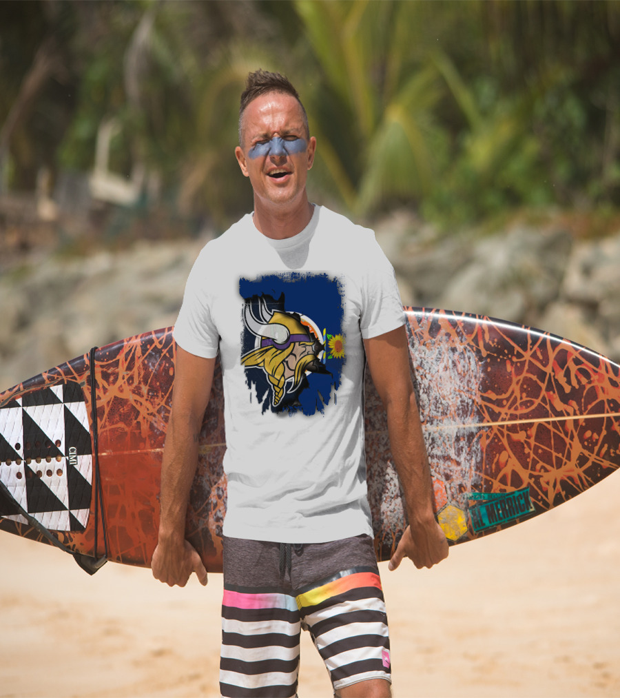 Kansas Sunflower Viking T-Shirt