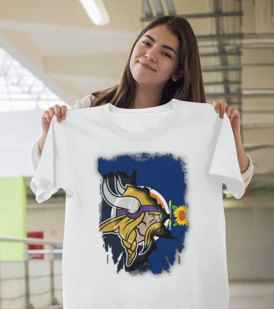 Kansas Sunflower Viking T-Shirt