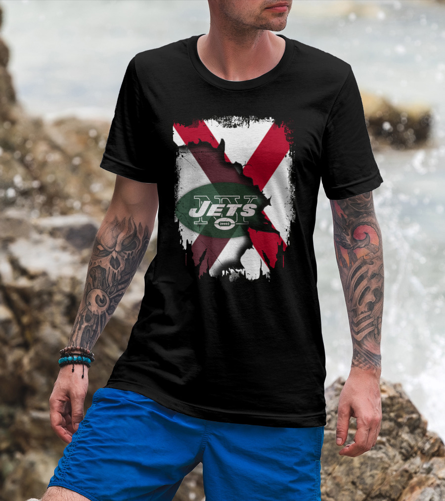 Together Alabama Jets Football Emblem T-Shirt