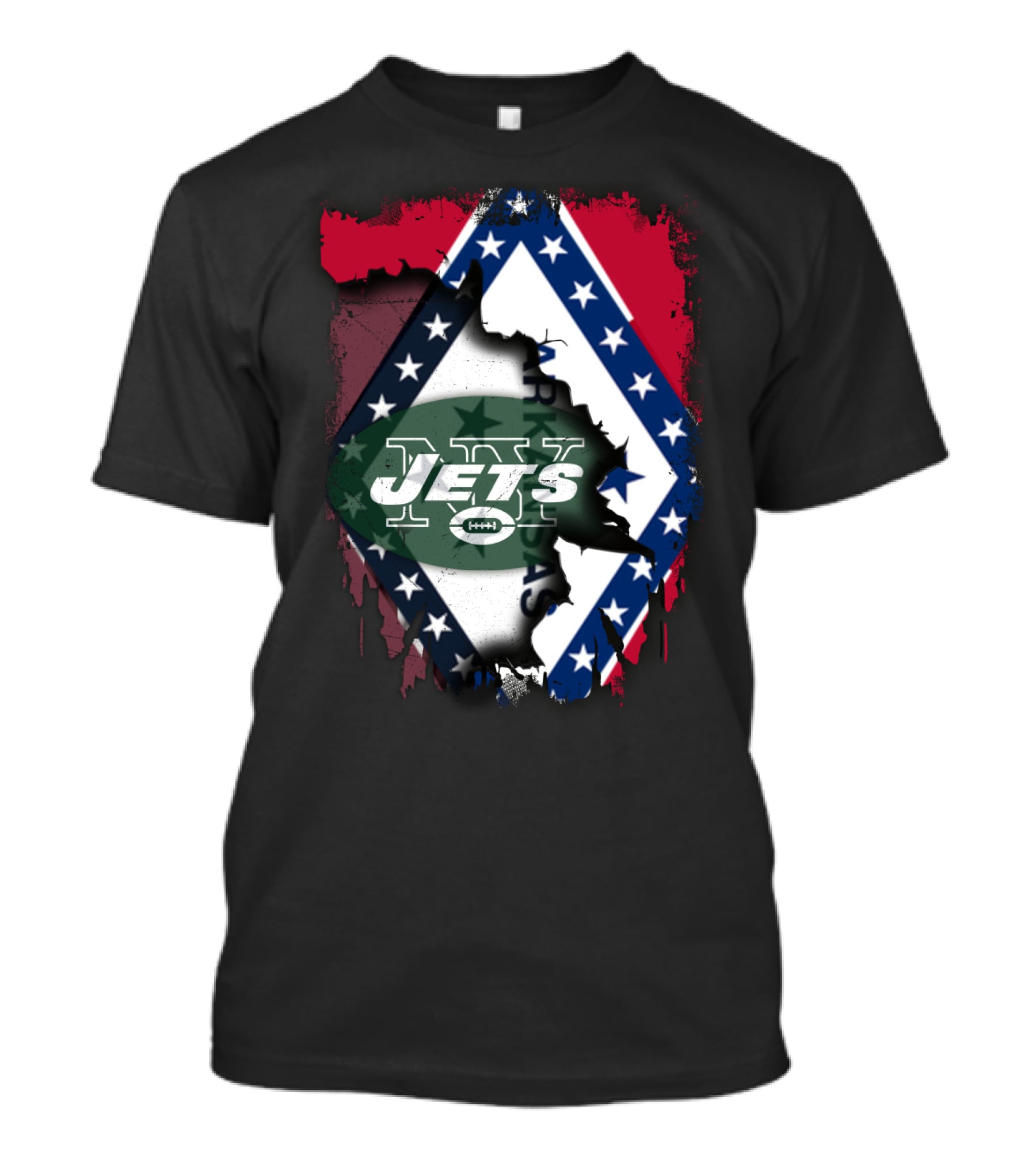 Together Arkansas With Jets And Flag T-Shirt