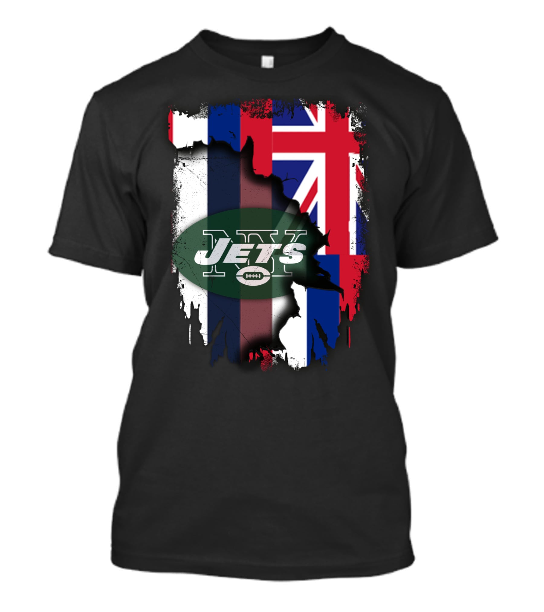 Together Hawaii Flag New York Jets T-Shirt