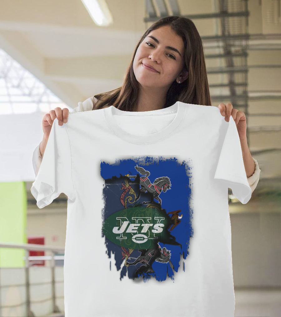 Jets Together Pennsylvania Crest Lions T-Shirt