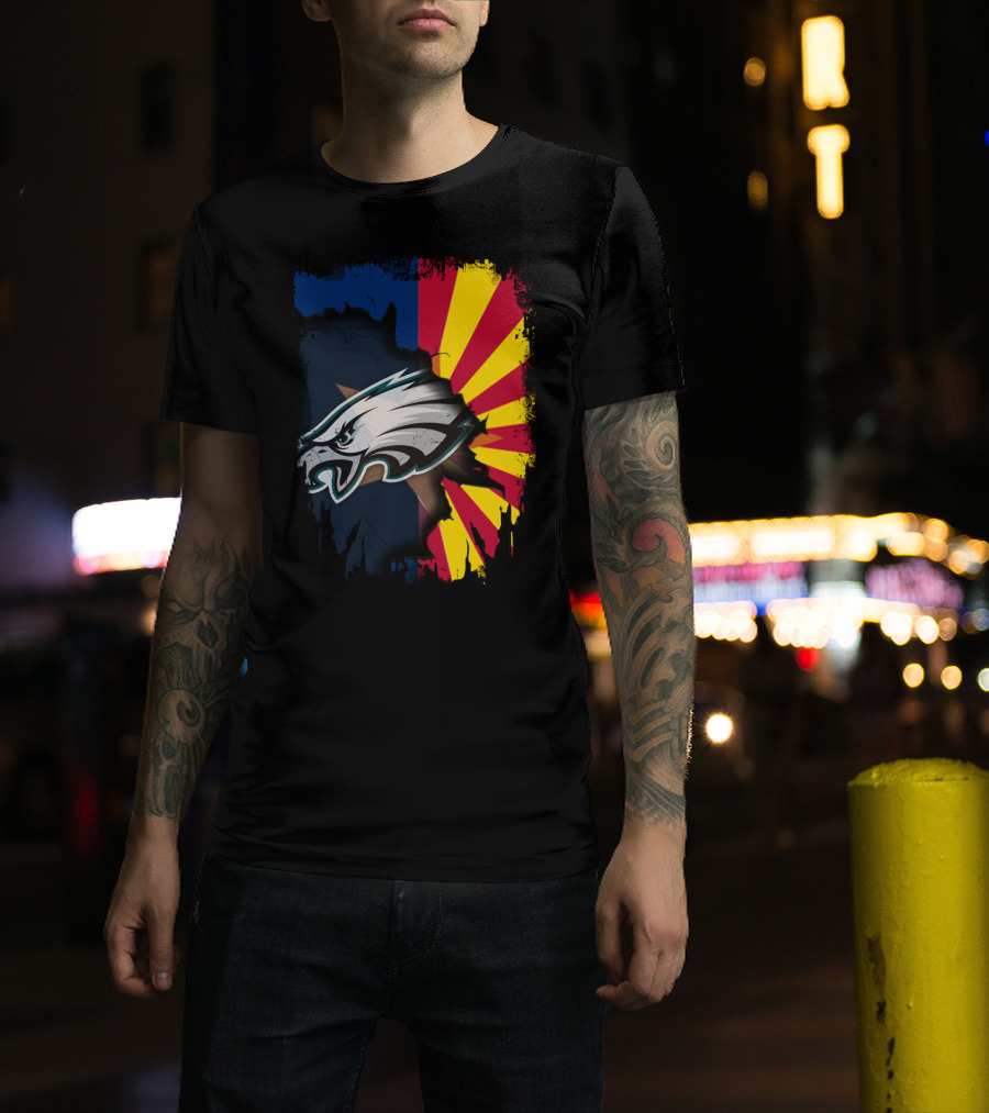 Arizona Eagles Unity Flag Emblem T-Shirt