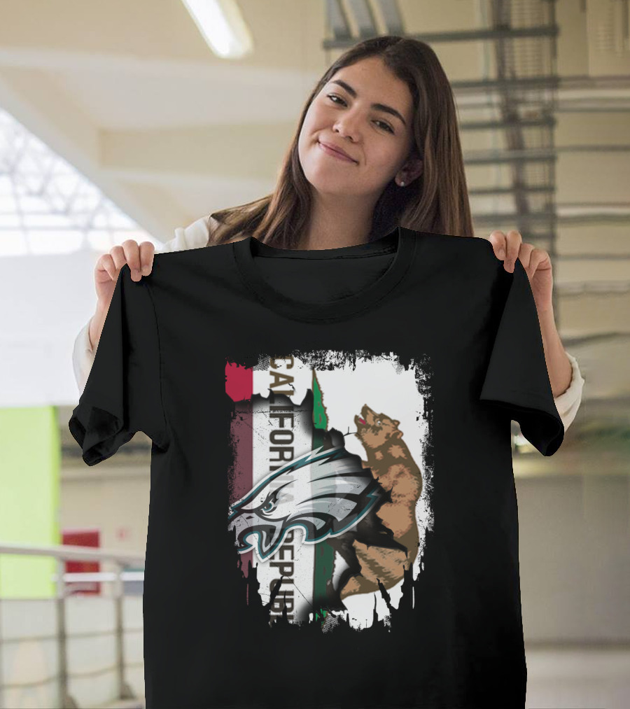California Republic with Eagles T-Shirt