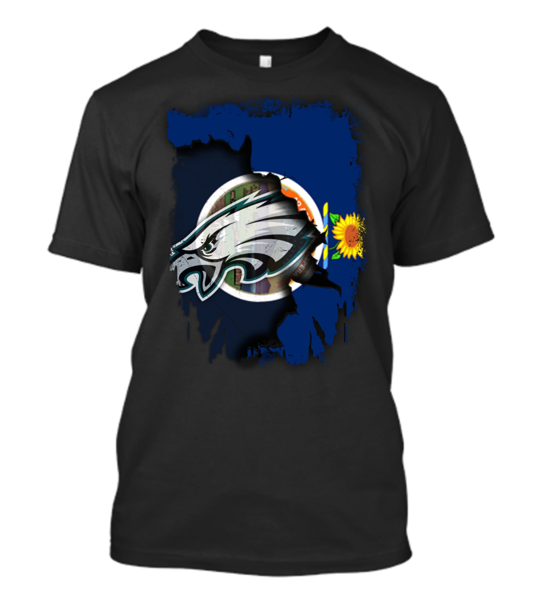 Together Kansas Philadelphia Eagles Sunflower State Pride T-Shirt