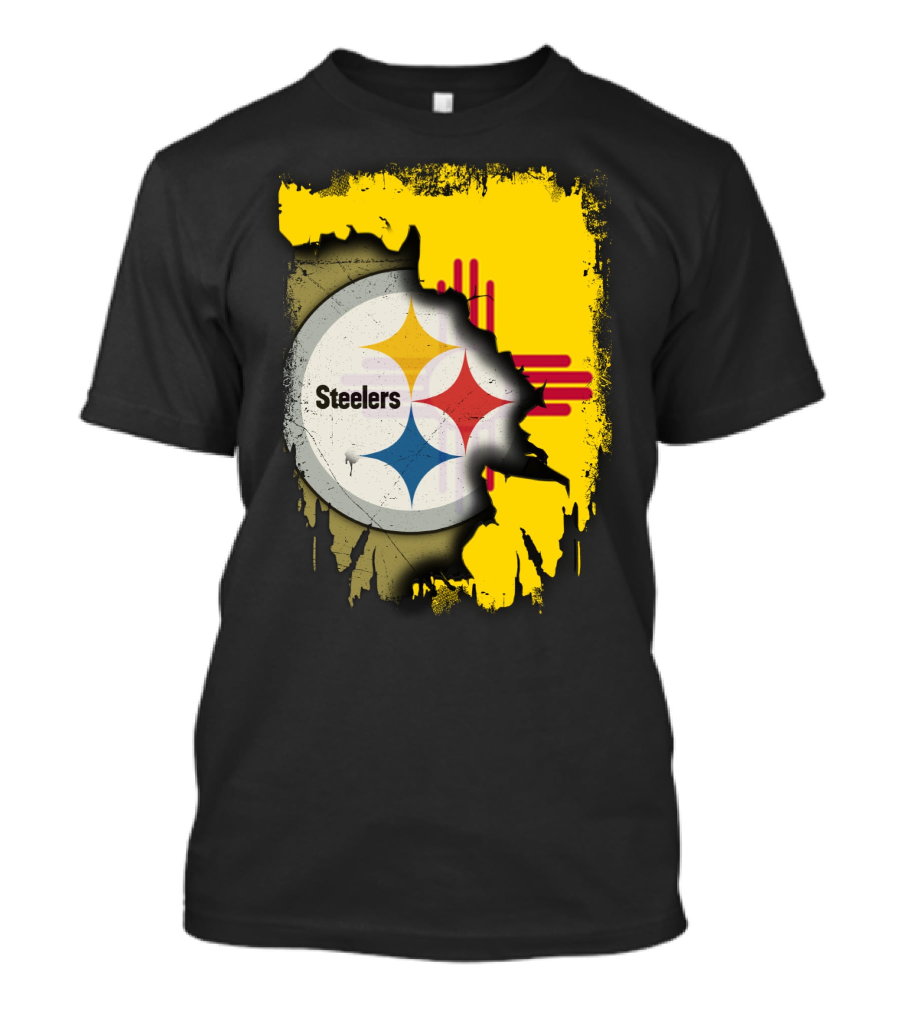 Steelers New Mexico Zia Symbol Fusion T-Shirt