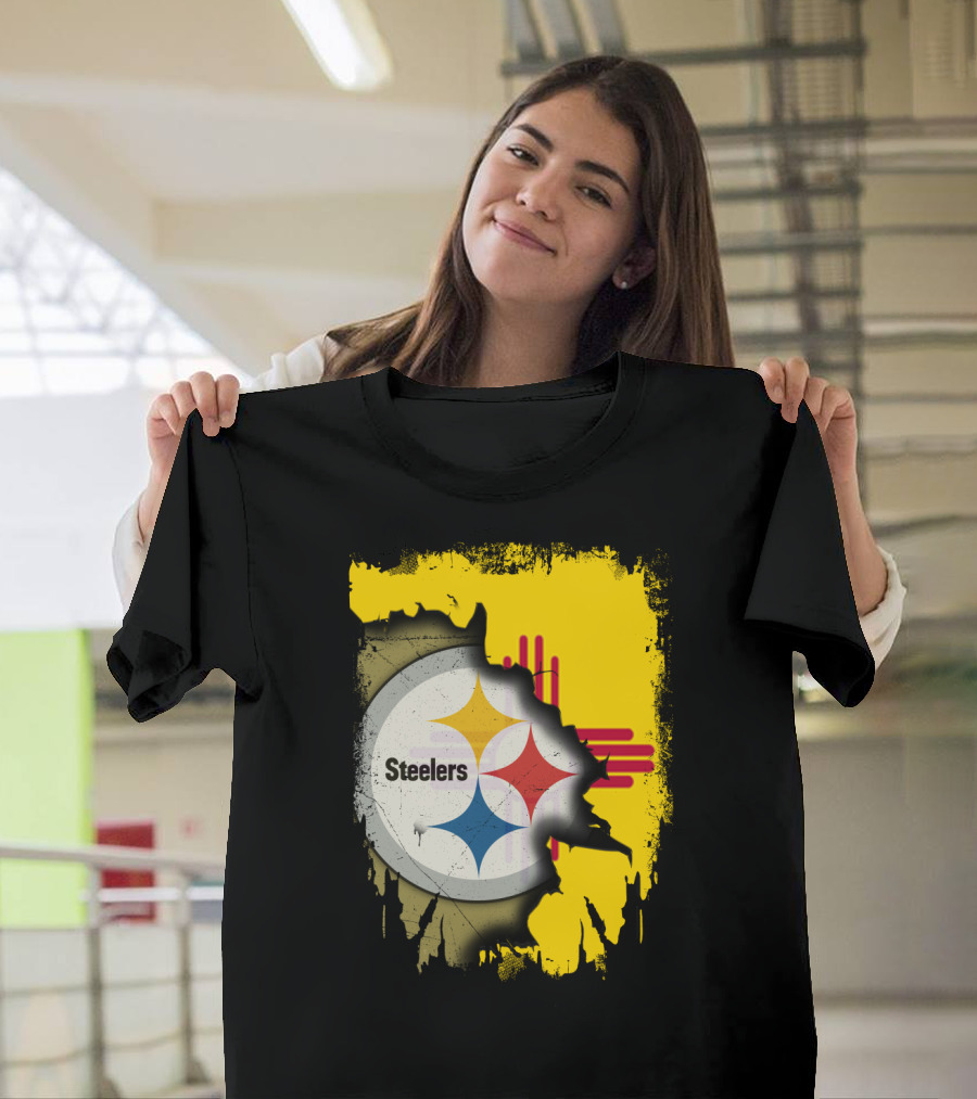 Steelers New Mexico Zia Symbol Fusion T-Shirt
