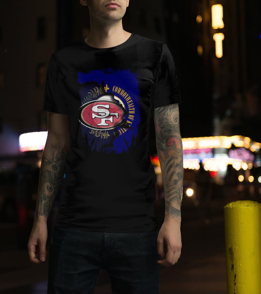 Commonwealth Of Kentucky With 49ers SF T-Shirt
