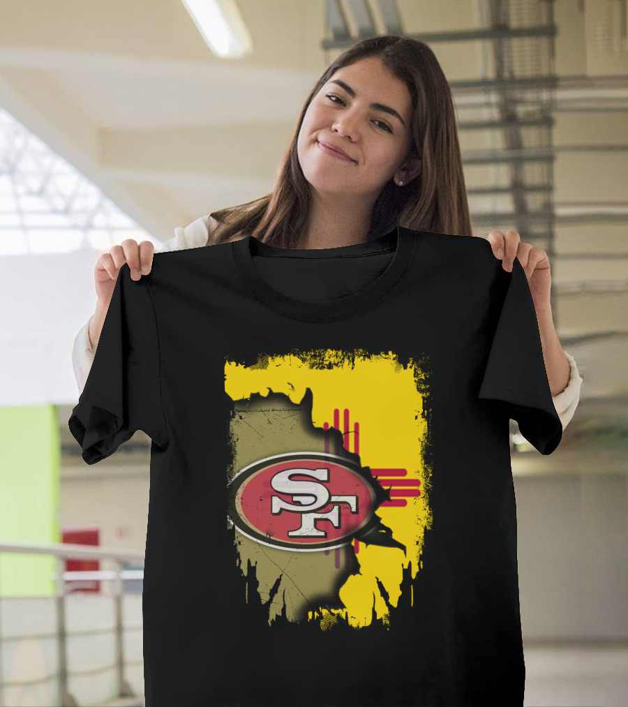 San Francisco 49ers New Mexico Zia Symbol Unity T-Shirt