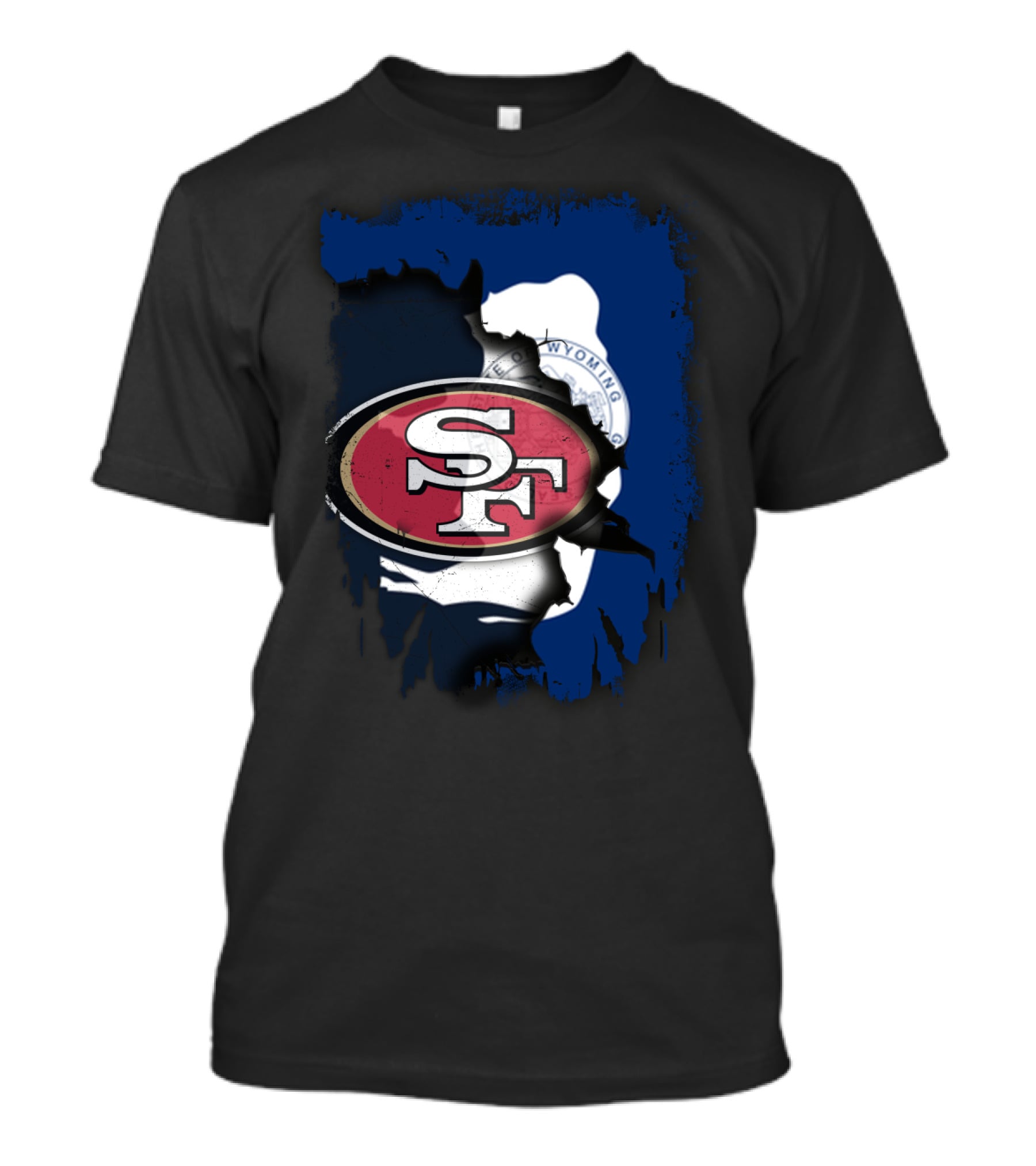 Wyoming Collaboration With San Francisco 49ers T-Shirt