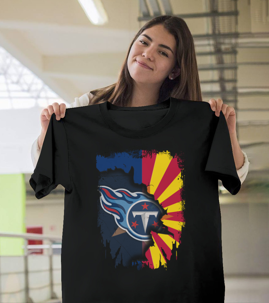Arizona Tennessee Titans United Together T-Shirt