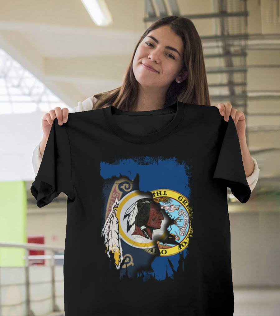 Together Idaho State With Washington Redskins T-Shirt