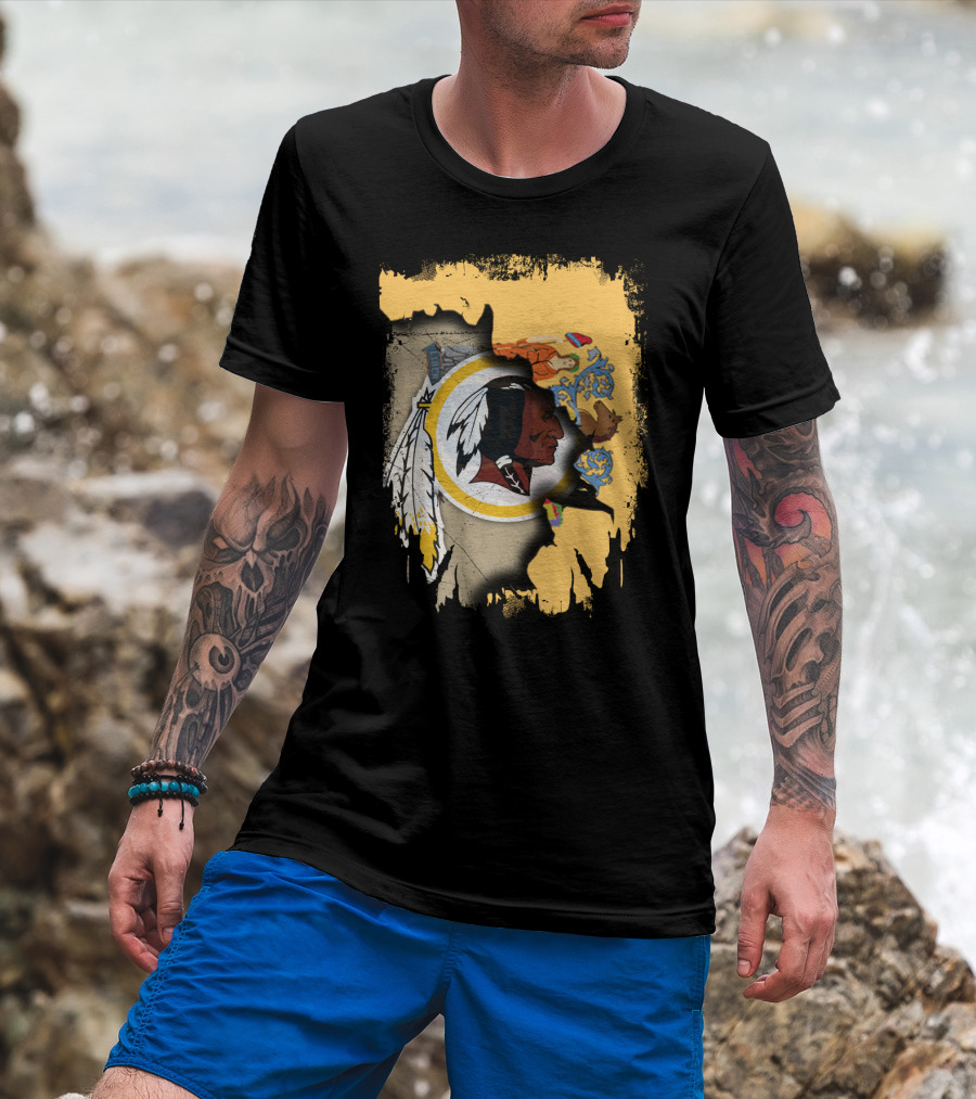 New Jersey And Redskins Unity Collaboration T-Shirt