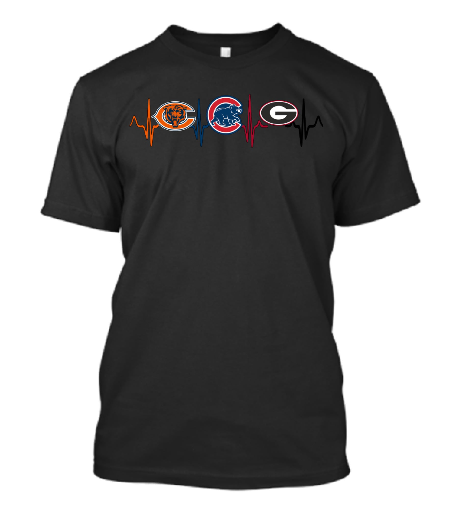 Love Bears Cubs Georgia Bulldogs Fan Vibes T-Shirt