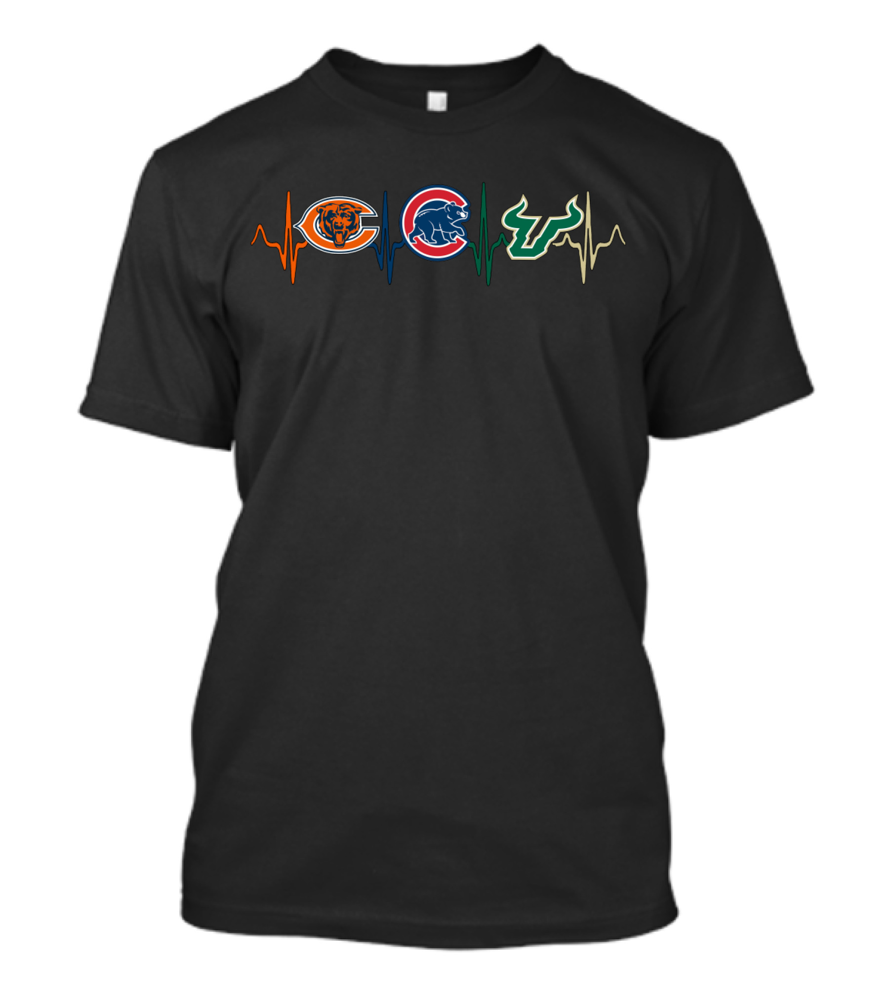 Sfb Heartbeat Love Bears Cubs T-Shirt