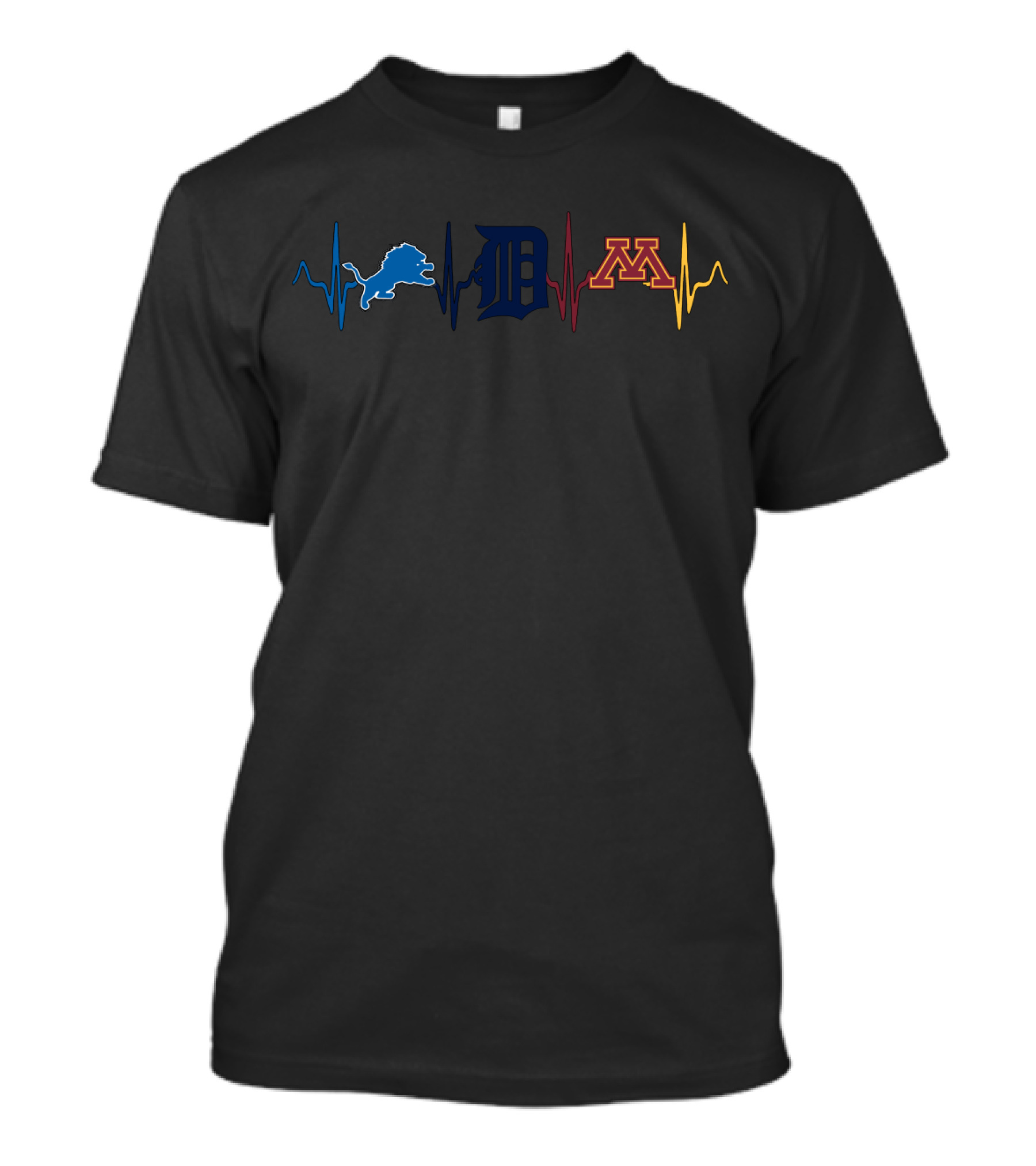 Detroit Lions Tigers University Of Minnesota Mgg T-Shirt