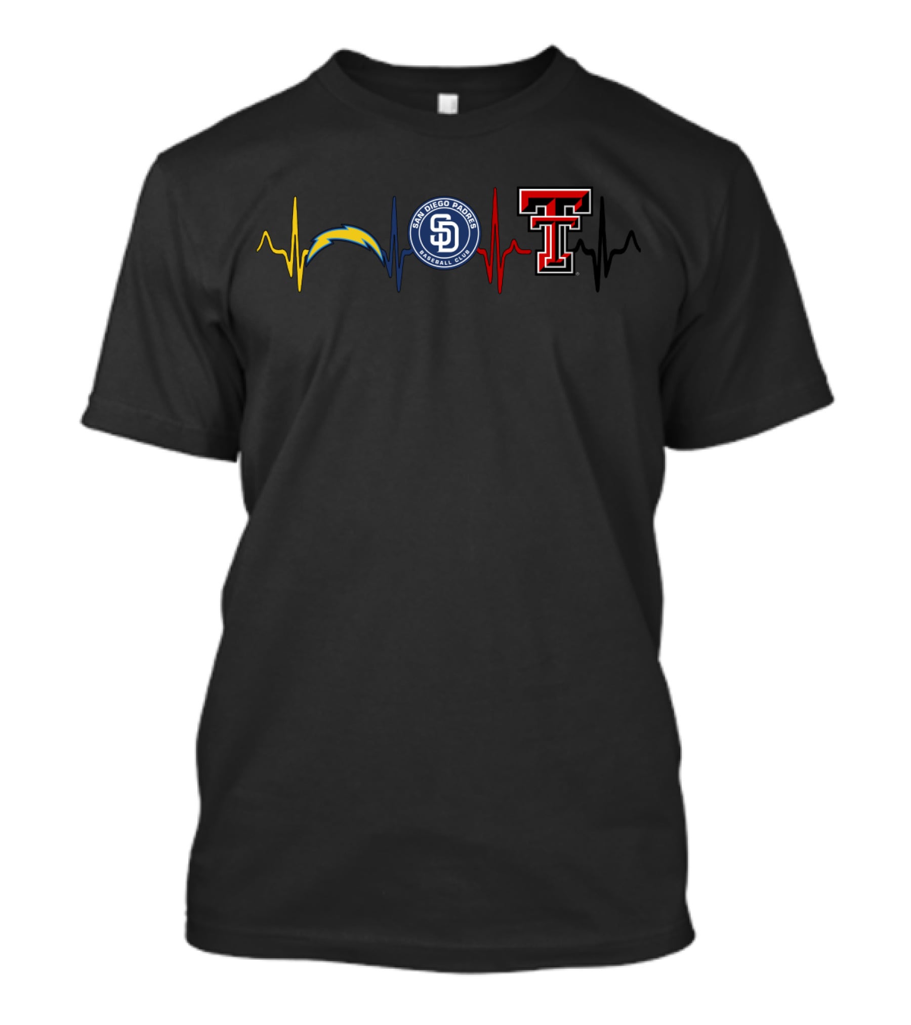 San Diego Chargers Padres Tech Pulse T-Shirt