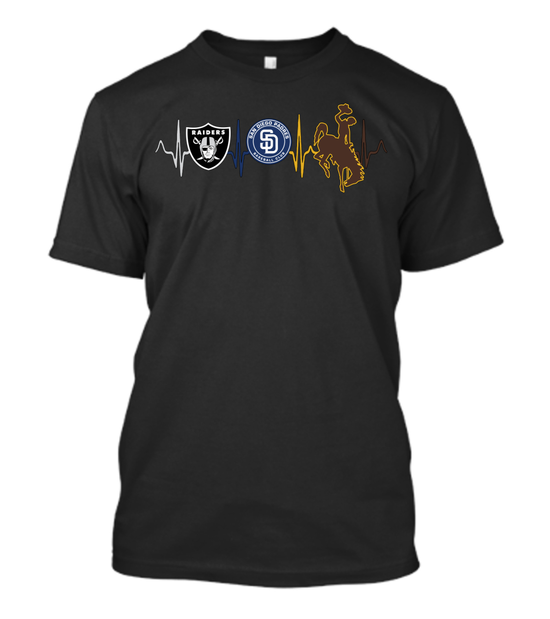 Love Raiders San Diego Padres Cowboy Pulse T-Shirt