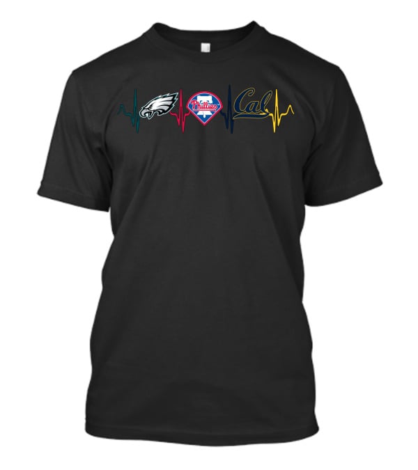 Eagles Phillies Cal Heartbeat Cgb T-Shirt