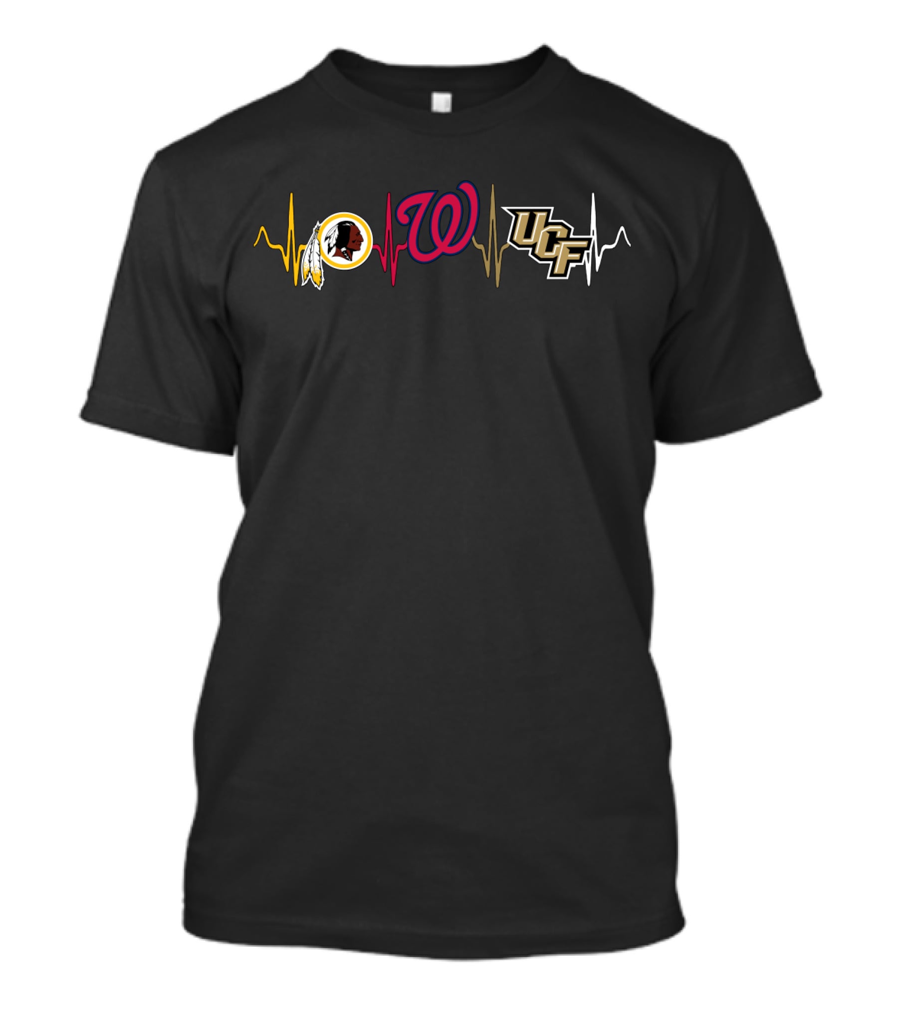 Redskins Nationals Ucf Heartbeat T-Shirt