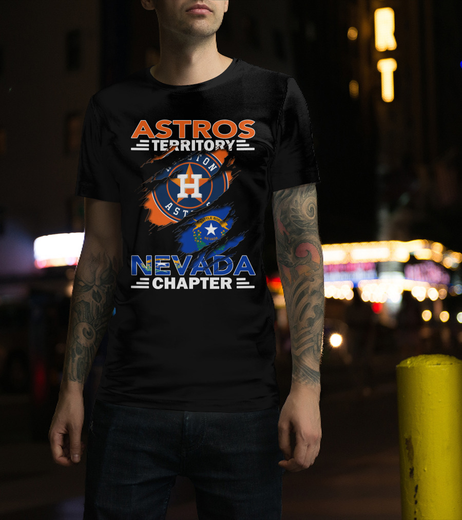 Astros Territory Houston Nevada Chapter Battle Born T-Shirt