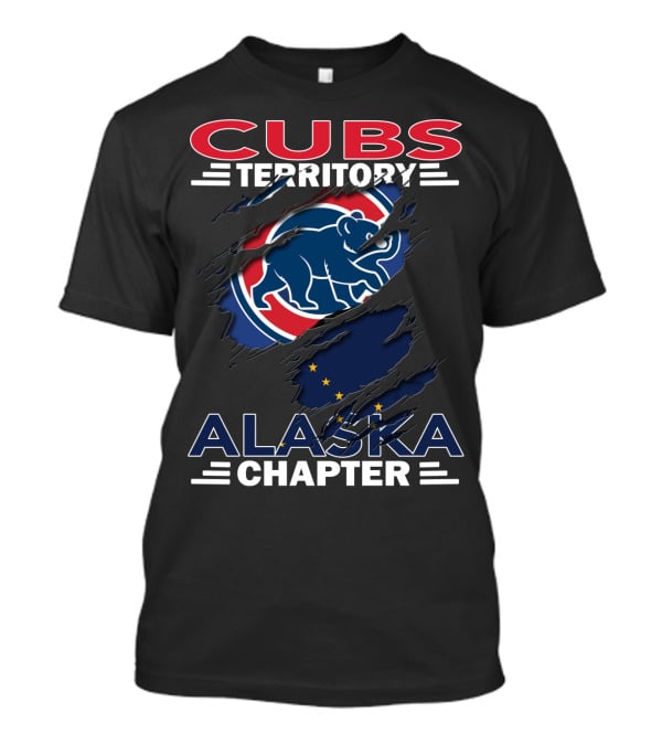 Cubs Territory Alaska Chapter Flag Bear T-Shirt