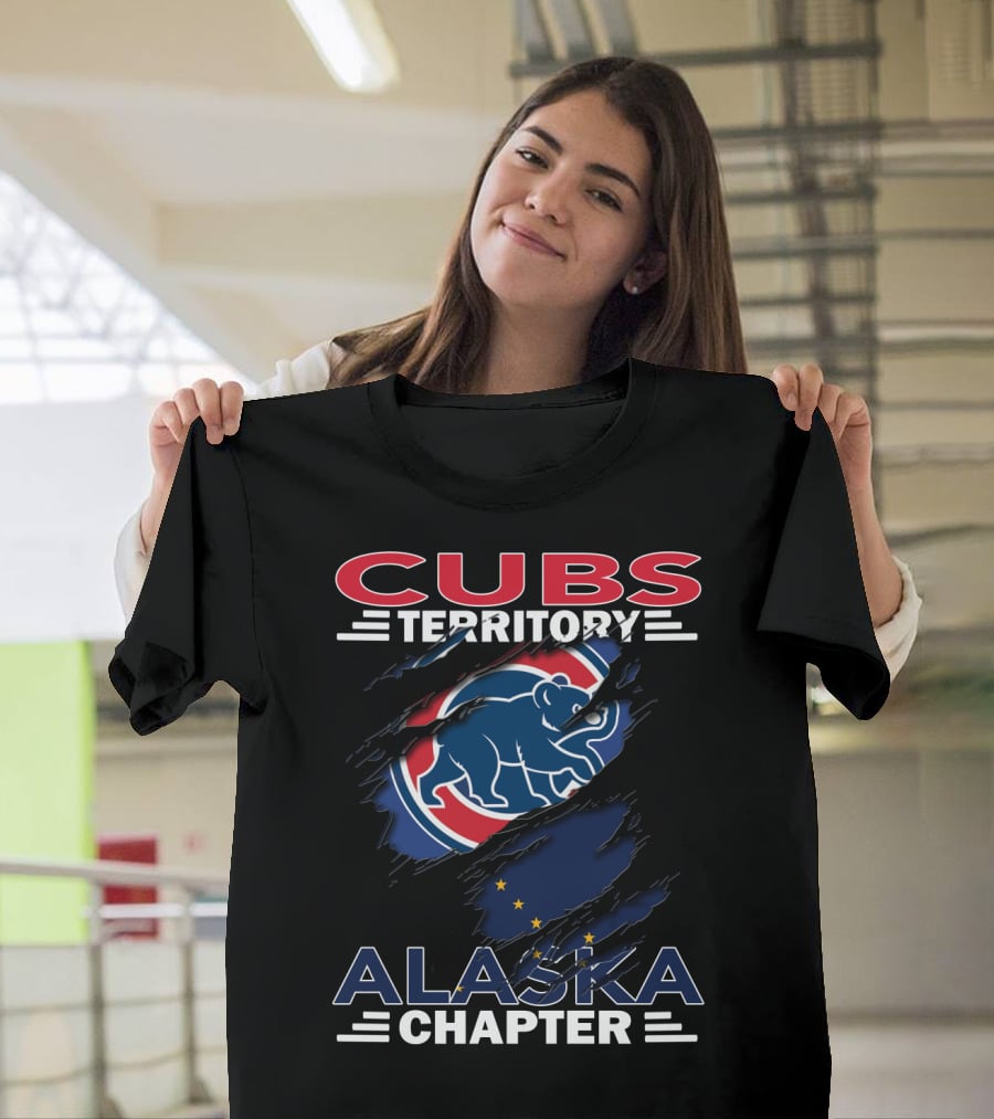 Cubs Territory Alaska Chapter Flag Bear T-Shirt