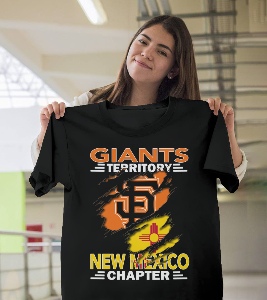 Giants Territory New Mexico Chapter Sf Logo Zia Symbol T-Shirt