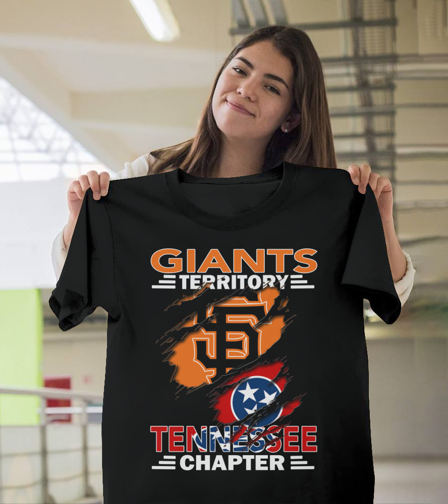 Giants Territory Sf Emblem Tennessee Chapter T-Shirt