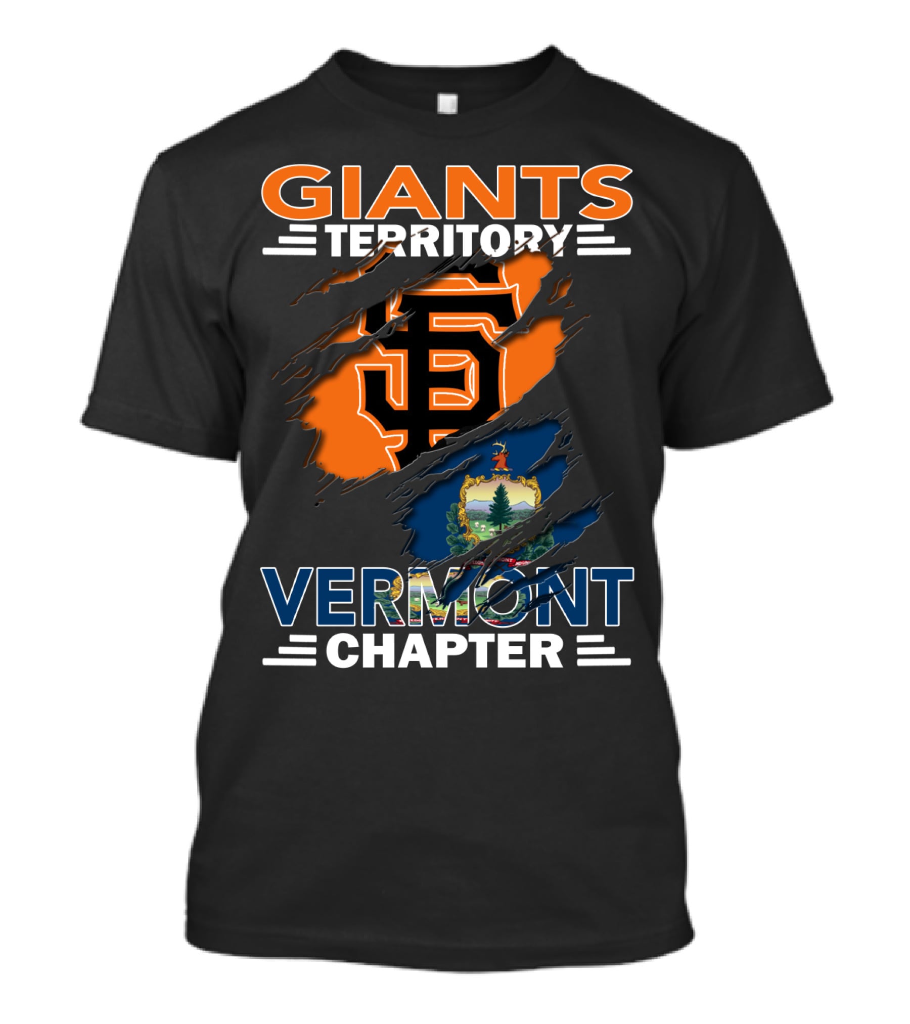 Giants San Francisco Territory Vermont Chapter T-Shirt