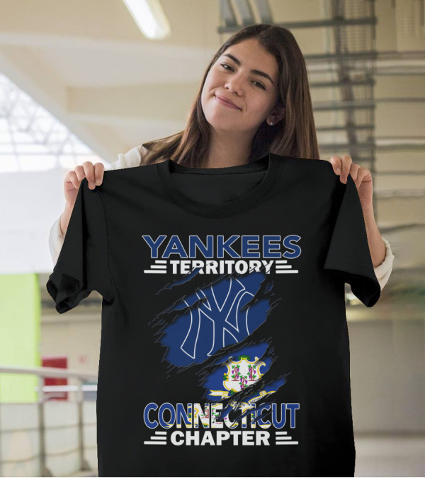 Yankees Territory Connecticut Chapter NY Logo State Pride T-Shirt