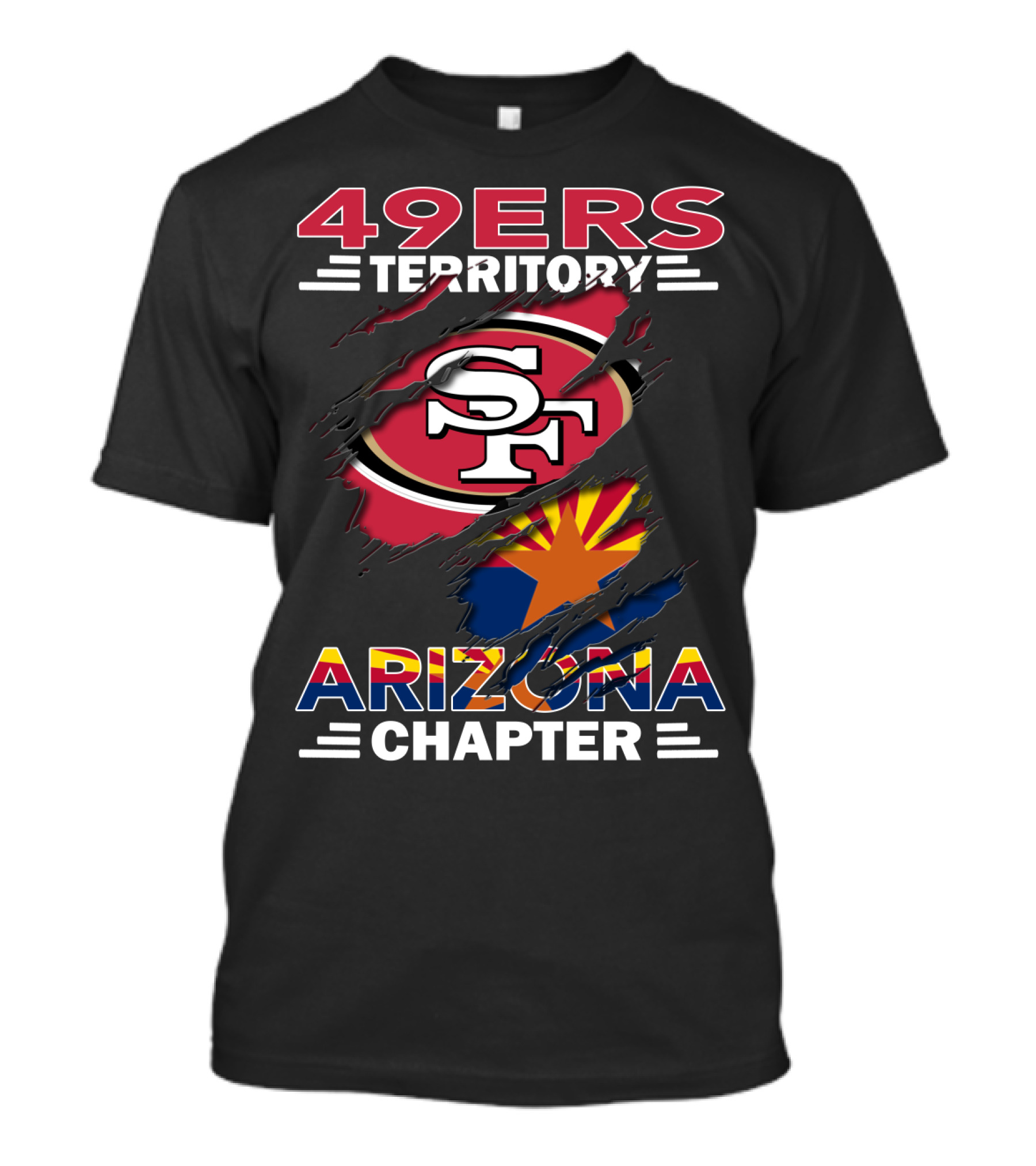 49ers Territory SF Logo Arizona Chapter T-Shirt