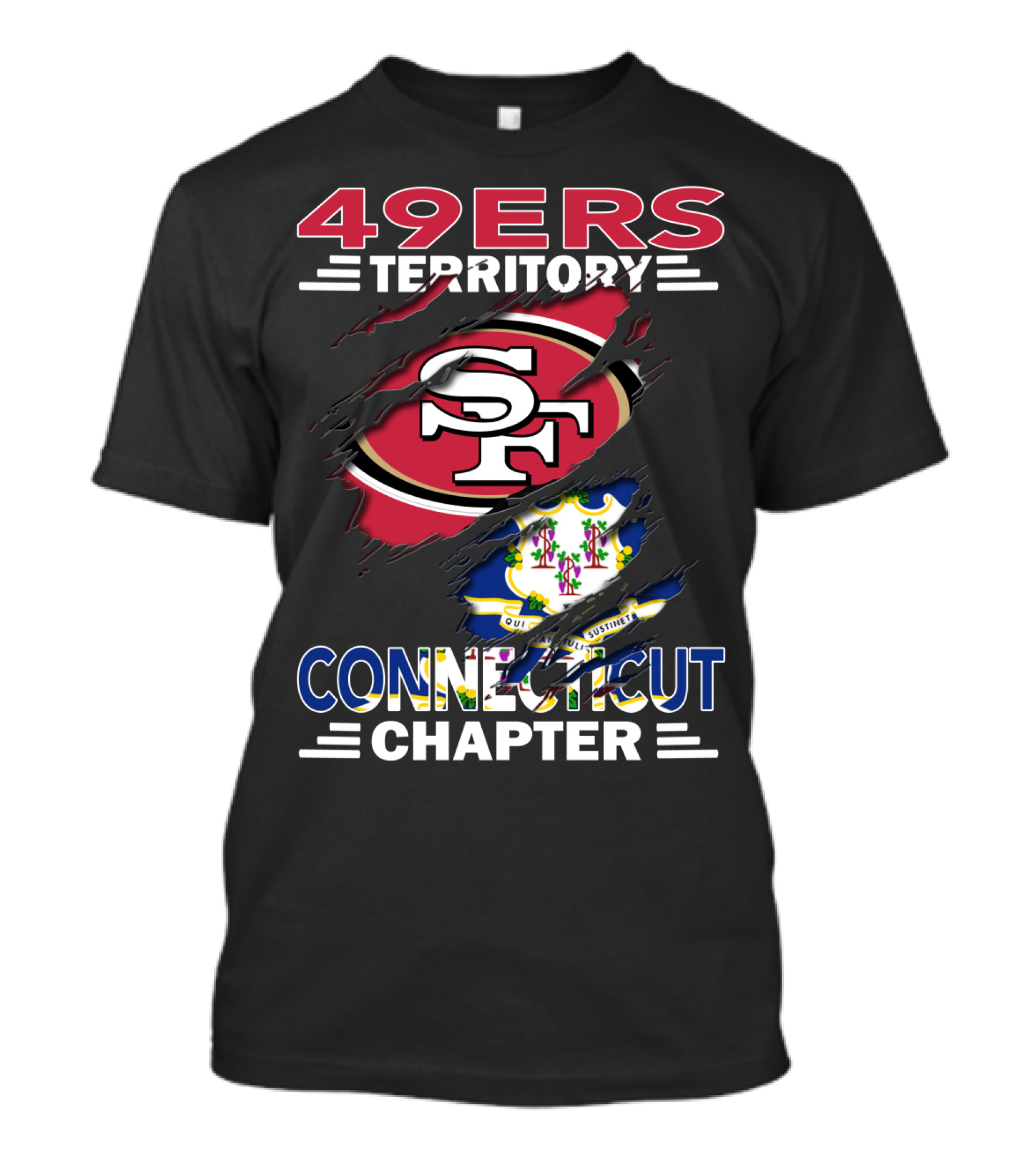 49ers Territory SF Connecticut Chapter T-Shirt