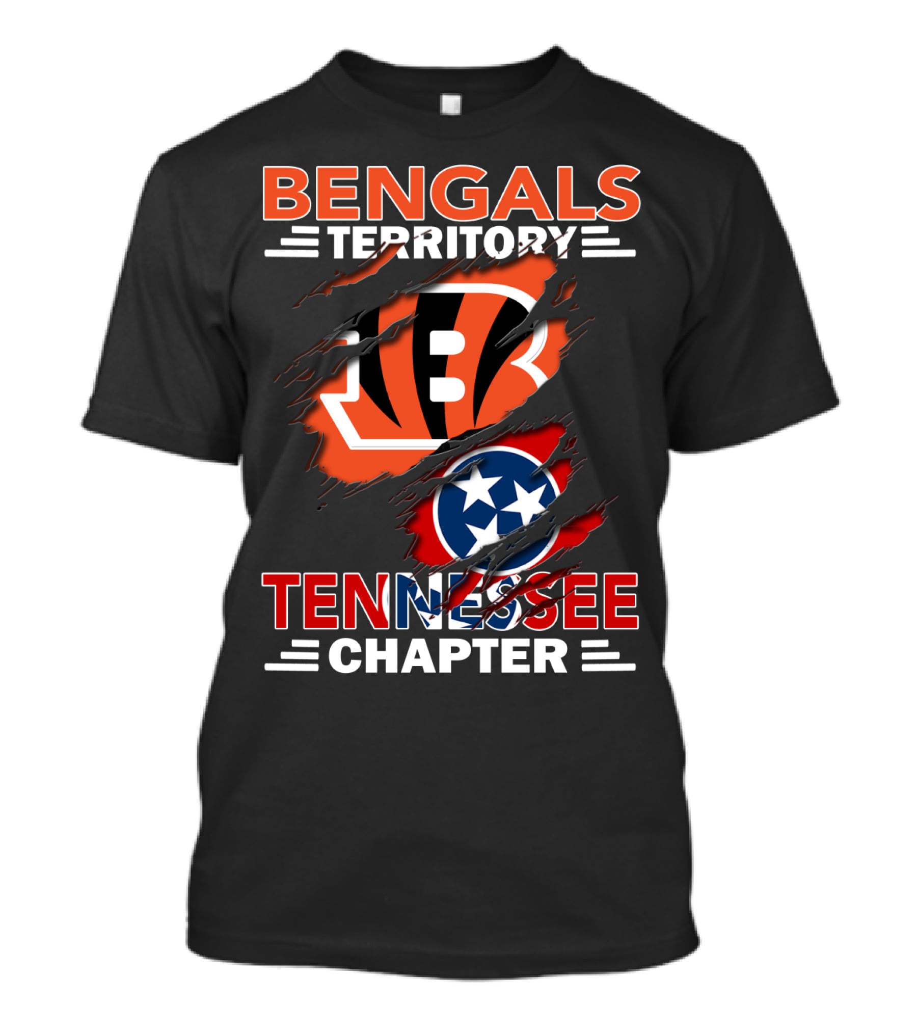 Bengals Territory Tennessee Chapter Football Fan Pride And Community T-Shirt