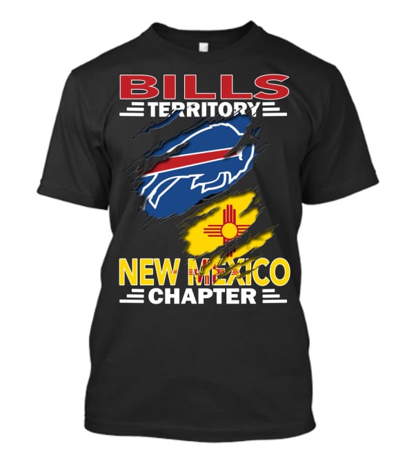Bills Territory New Mexico Chapter Buffalo Symbol Zia Sun T-Shirt
