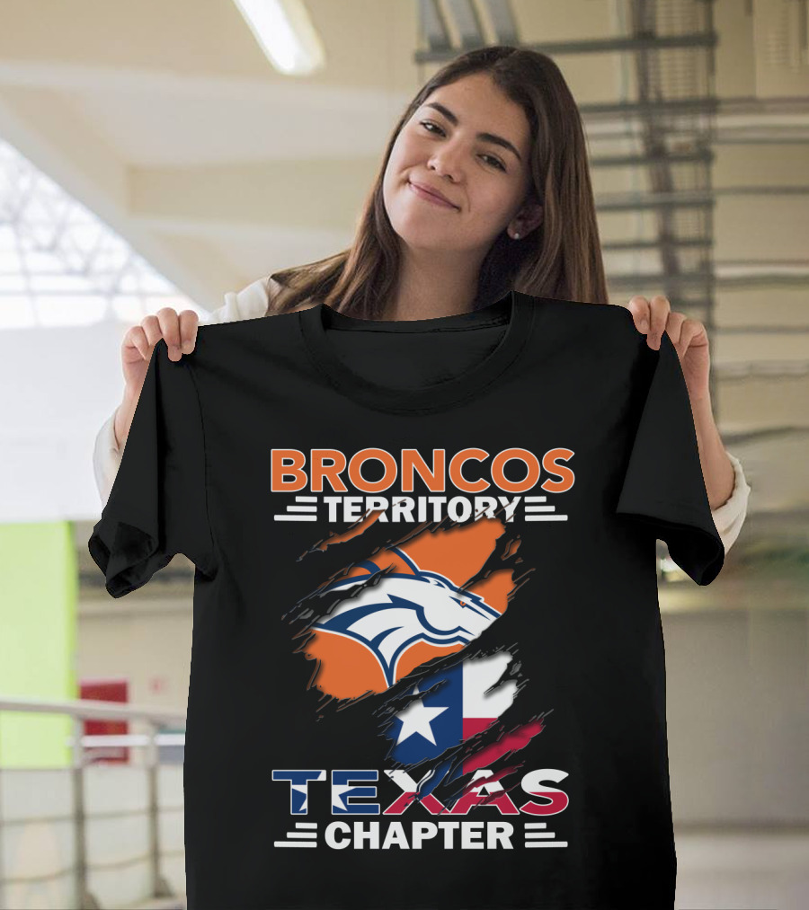Broncos Territory Texas Chapter Lone Star T-Shirt