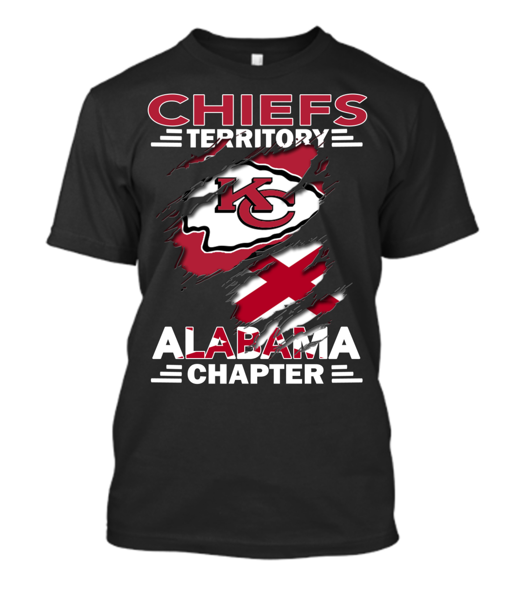 Chiefs Territory Alabama Chapter KC T-Shirt