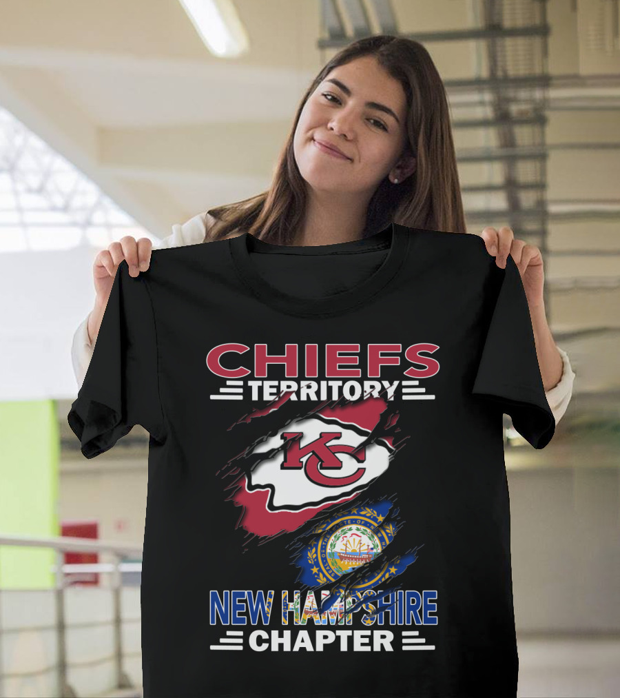 Chiefs Territory New Hampshire Chapter NFL Kansas City Chiefs Fan Club T-Shirt